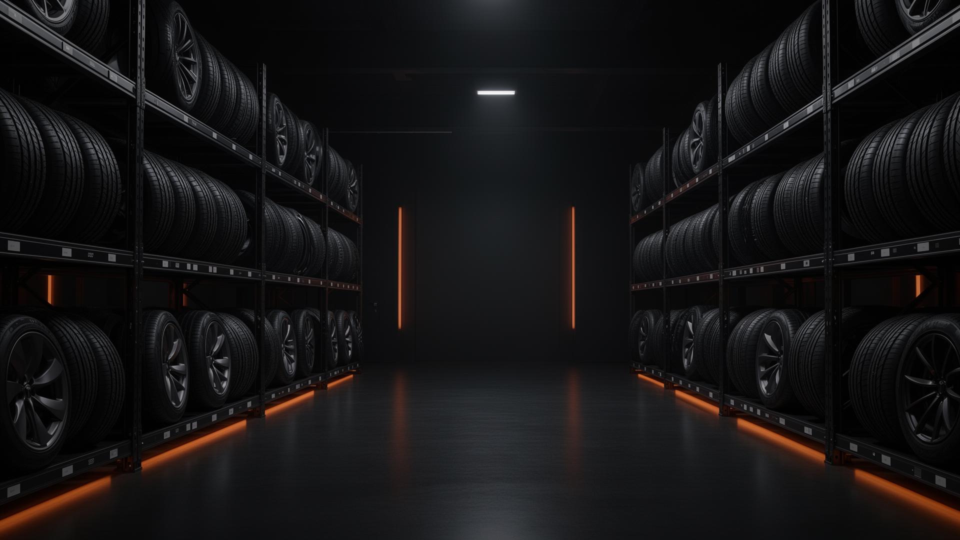 Premium climate-controlled tire storage warehouse
